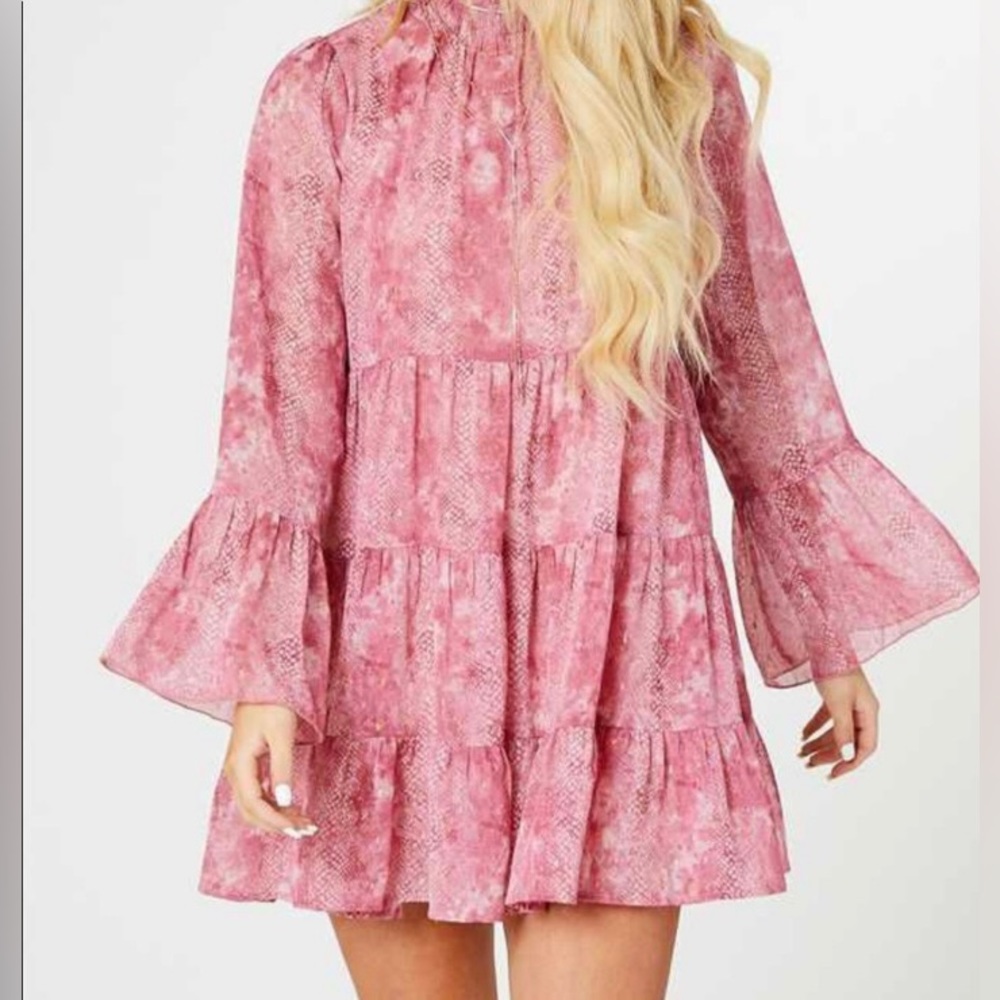 Alter’d State Maya Snakeskin Dress
